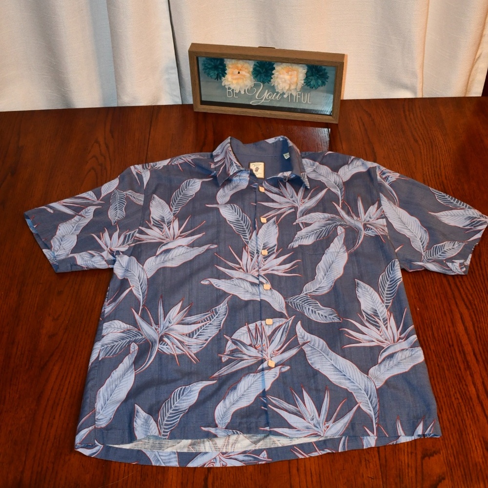 Jamaica Jaxx Hawaiian Style SS Button Down XL